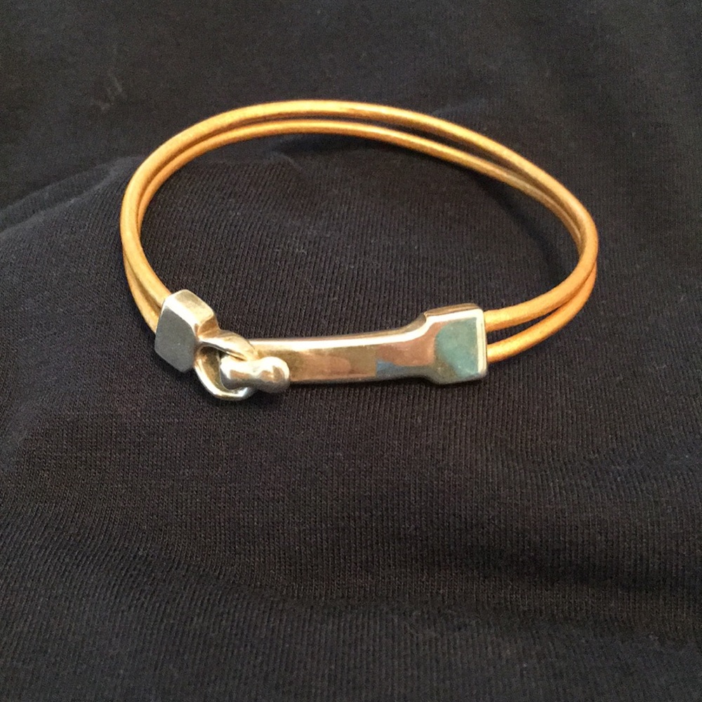 Sterling hook bracelet